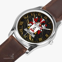 Irish Toomey or O Twomey Irish Coat of Arms Irish Watch Leather Strap Classic Quartz Watch