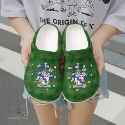 Irish Biggar Coat of Arms Family Crest Ireland Clogs Irish National Tartan Irish County Clogs