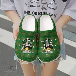 Irish Fyan or Faghan Coat of Arms Family Crest Ireland Clogs Irish National Tartan Irish County Clogs