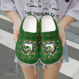Irish House of O'CALLAGHAN Coat of Arms Family Crest Ireland Clogs Irish National Tartan Irish County Clogs