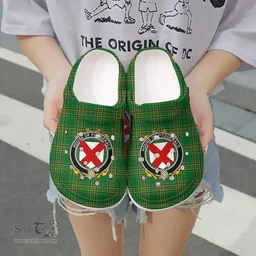 Irish House of FITZGERALD Coat of Arms Family Crest Ireland Clogs Irish National Tartan Irish County Clogs