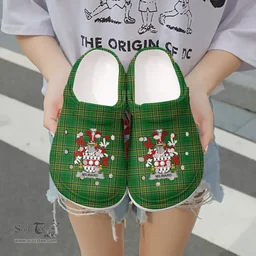 Irish Milward Coat of Arms Family Crest Ireland Clogs Irish National Tartan Irish County Clogs