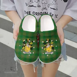 Irish Wotton Coat of Arms Family Crest Ireland Clogs Irish National Tartan Irish County Clogs