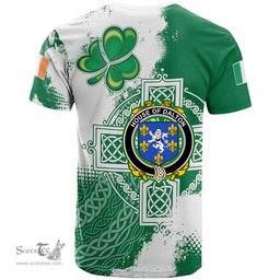 Irish House of DALTON Coat of Arms Irish Family Crest T Shirt Irish Celtic Cross T Shirt