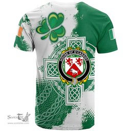 Irish House of O CASSIDY Coat of Arms Irish Family Crest T Shirt Irish Celtic Cross T Shirt