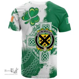 Irish House of PURCELL Coat of Arms Irish Family Crest T Shirt Irish Celtic Cross T Shirt