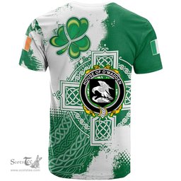 Irish House of O MADDEN Coat of Arms Irish Family Crest T Shirt Irish Celtic Cross T Shirt