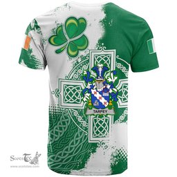 Irish Tarpey Coat of Arms Irish Family Crest T Shirt Irish Celtic Cross T Shirt