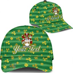 Irish Collins Coat Of Arms Family Crest Personalized Custom Ireland Cap Irish Golden Irish Shamrock