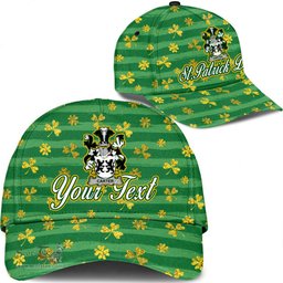 Irish Carter Coat Of Arms Family Crest Personalized Custom Ireland Cap Irish Golden Irish Shamrock