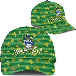 Irish Geary or O Geary Coat Of Arms Family Crest Personalized Custom Ireland Cap Irish Golden Irish Shamrock