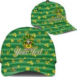 Irish Grehan or O Greaghan Coat Of Arms Family Crest Personalized Custom Ireland Cap Irish Golden Irish Shamrock