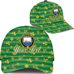 Irish House of O CAHILL Coat Of Arms Family Crest Personalized Custom Ireland Cap Irish Golden Irish Shamrock