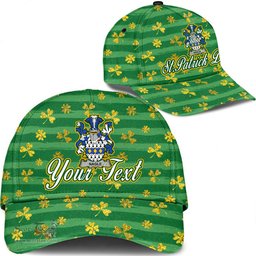 Irish Nagle Coat Of Arms Family Crest Personalized Custom Ireland Cap Irish Golden Irish Shamrock