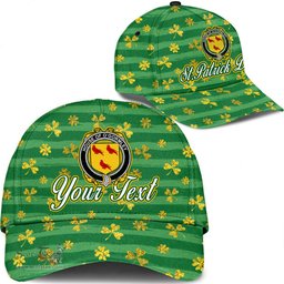 Irish House of O GORMLEY Coat Of Arms Family Crest Personalized Custom Ireland Cap Irish Golden Irish Shamrock