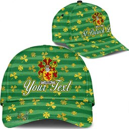 Irish Lalor or O Lawlor Coat Of Arms Family Crest Personalized Custom Ireland Cap Irish Golden Irish Shamrock