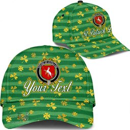 Irish House of O FALLON Coat Of Arms Family Crest Personalized Custom Ireland Cap Irish Golden Irish Shamrock