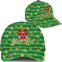 Irish Mackin Coat Of Arms Family Crest Personalized Custom Ireland Cap Irish Golden Irish Shamrock