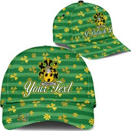 Irish Trumbull or Turnbull Coat Of Arms Family Crest Personalized Custom Ireland Cap Irish Golden Irish Shamrock