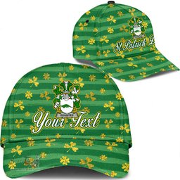 Irish Rossiter Coat Of Arms Family Crest Personalized Custom Ireland Cap Irish Golden Irish Shamrock