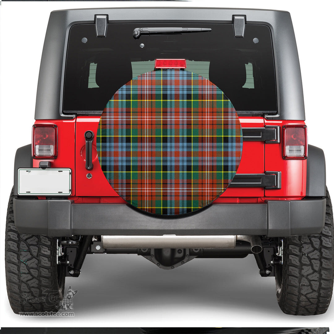 Scottish Caledonia Ancient Tartan Spare Tire Cover - Show Your Clan Pride