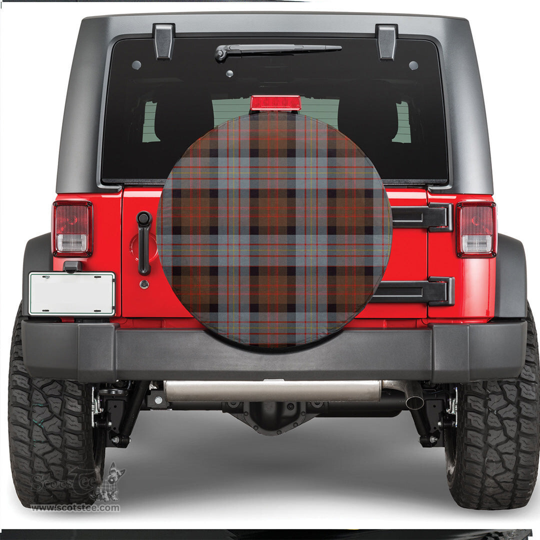 Scottish Cameron of Erracht Weathered Tartan Spare Tire Cover - Show Your Clan Pride