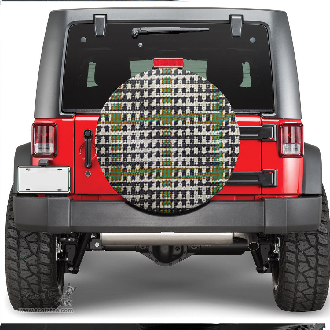 Scottish Burns Check Tartan Spare Tire Cover - Show Your Clan Pride