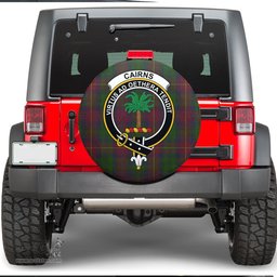 Scottish Cairns Clan Tartan Crest Spare Tire Cover - Show Your Clan Pride