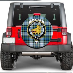 Scottish Campbell Dress Ancient Clan Tartan Crest Spare Tire Cover - Show Your Clan Pride