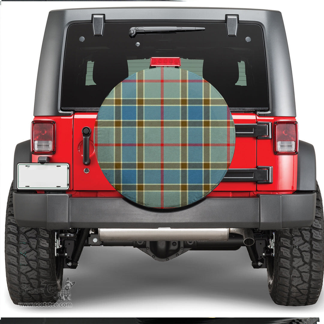 Scottish Balfour Blue Tartan Spare Tire Cover - Show Your Clan Pride