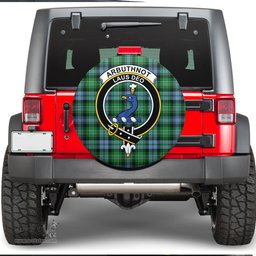 Scottish Arbuthnot Ancient Clan Tartan Crest Spare Tire Cover - Show Your Clan Pride
