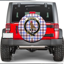 Scottish Boswell Modern Clan Tartan Crest Spare Tire Cover - Show Your Clan Pride