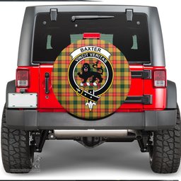 Scottish Baxter Clan Tartan Crest Spare Tire Cover - Show Your Clan Pride