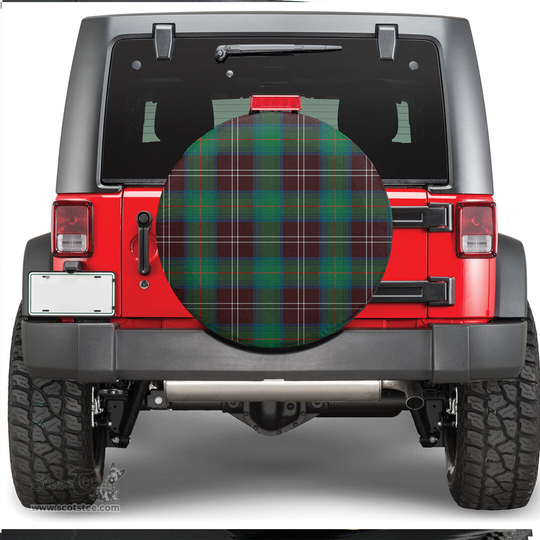 Scottish Chisholm Hunting Ancient Tartan Spare Tire Cover - Show Your Clan Pride