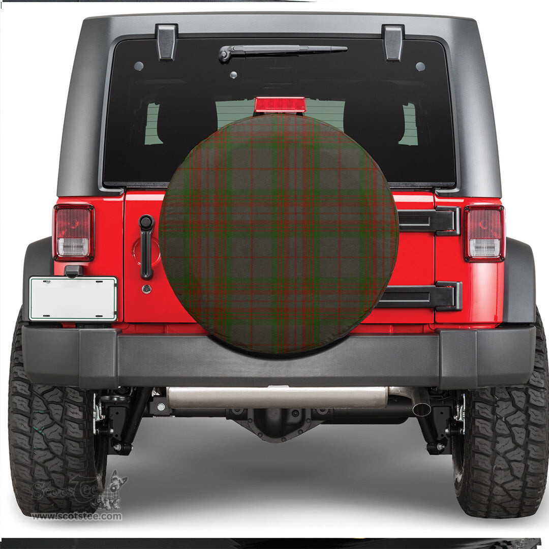 Scottish Gray Tartan Spare Tire Cover - Show Your Clan Pride
