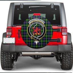 Scottish Farquharson Modern Clan Tartan Crest Spare Tire Cover - Show Your Clan Pride