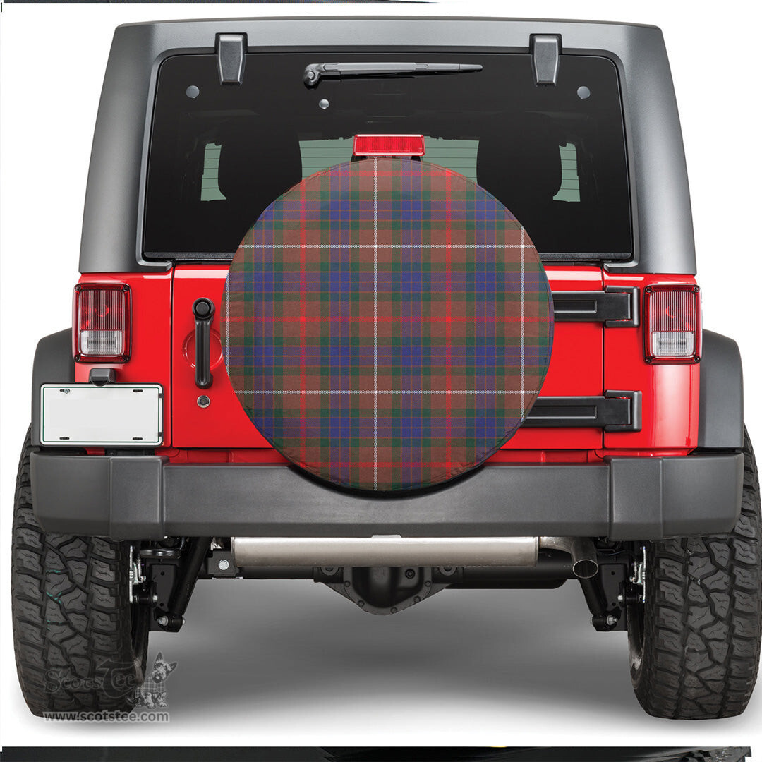 Scottish Fraser Hunting Modern Tartan Spare Tire Cover - Show Your Clan Pride