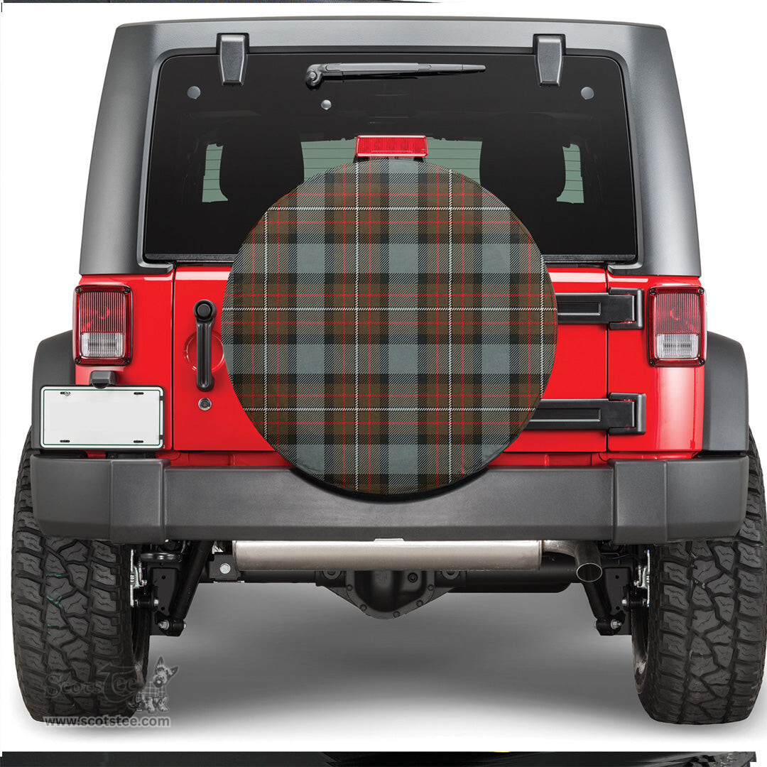Scottish Fergusson Weathered Tartan Spare Tire Cover - Show Your Clan Pride