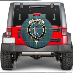 Scottish Carmichael Ancient Clan Tartan Crest Spare Tire Cover - Show Your Clan Pride