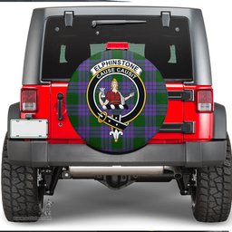 Scottish Elphinstone Clan Tartan Crest Spare Tire Cover - Show Your Clan Pride