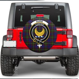 Scottish Durie Clan Tartan Crest Spare Tire Cover - Show Your Clan Pride
