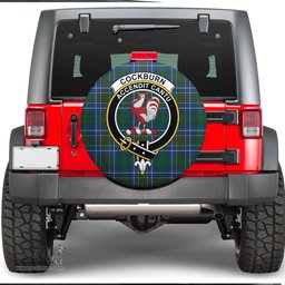 Scottish Cockburn Ancient Clan Tartan Crest Spare Tire Cover - Show Your Clan Pride