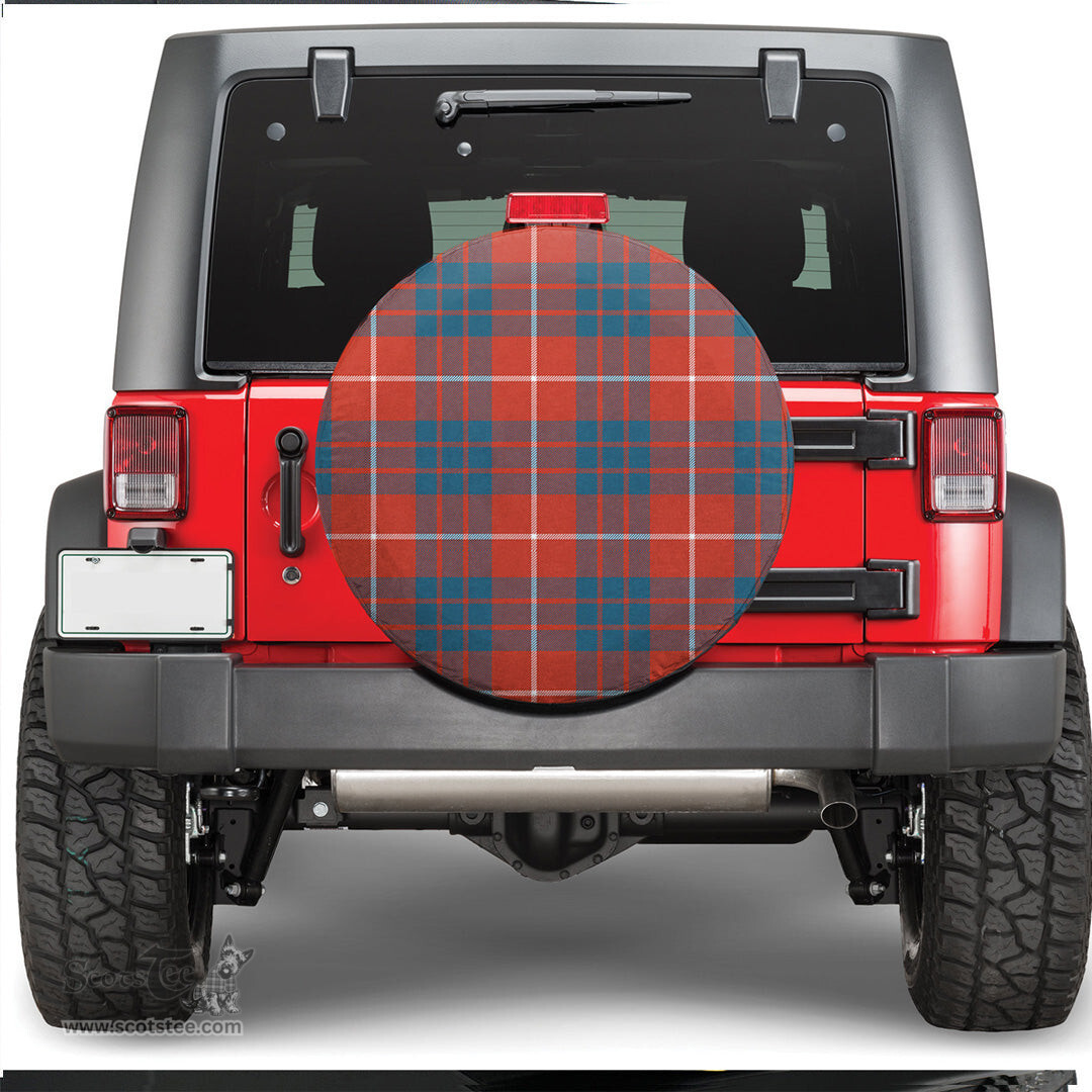 Scottish Hamilton Ancient Tartan Spare Tire Cover - Show Your Clan Pride