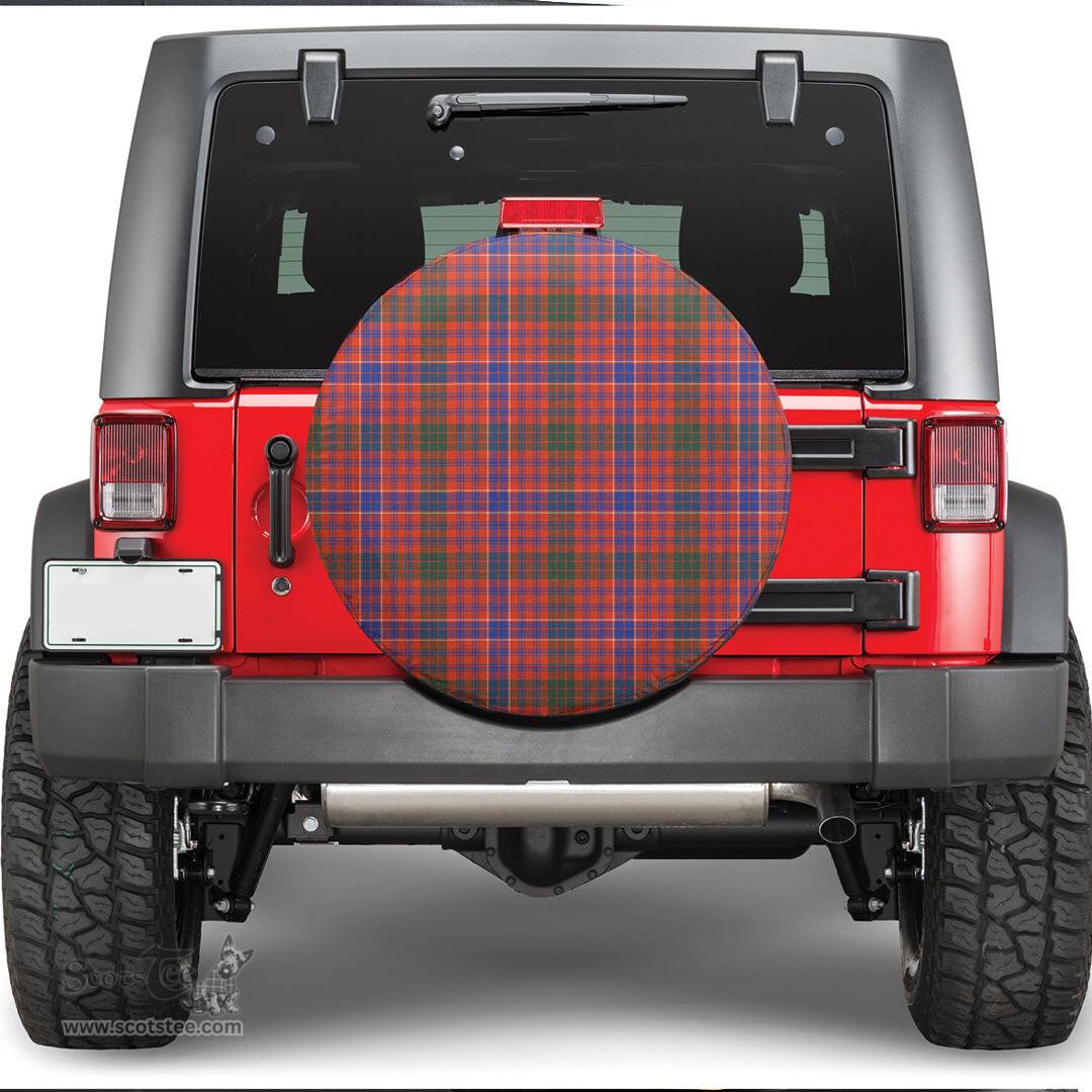 Scottish MacRae Ancient Tartan Spare Tire Cover - Show Your Clan Pride