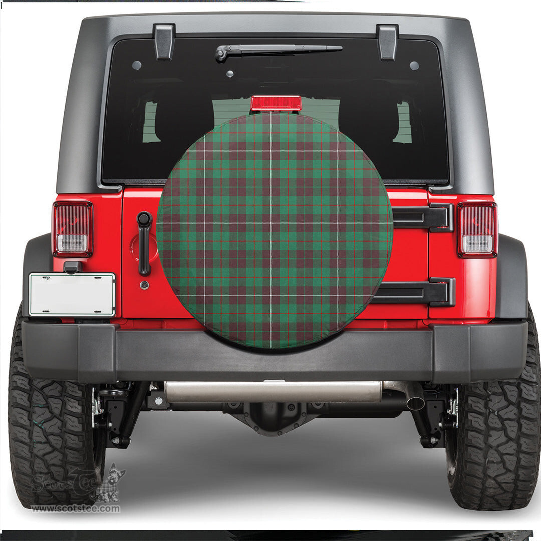 Scottish MacKinnon Hunting Ancient Tartan Spare Tire Cover - Show Your Clan Pride
