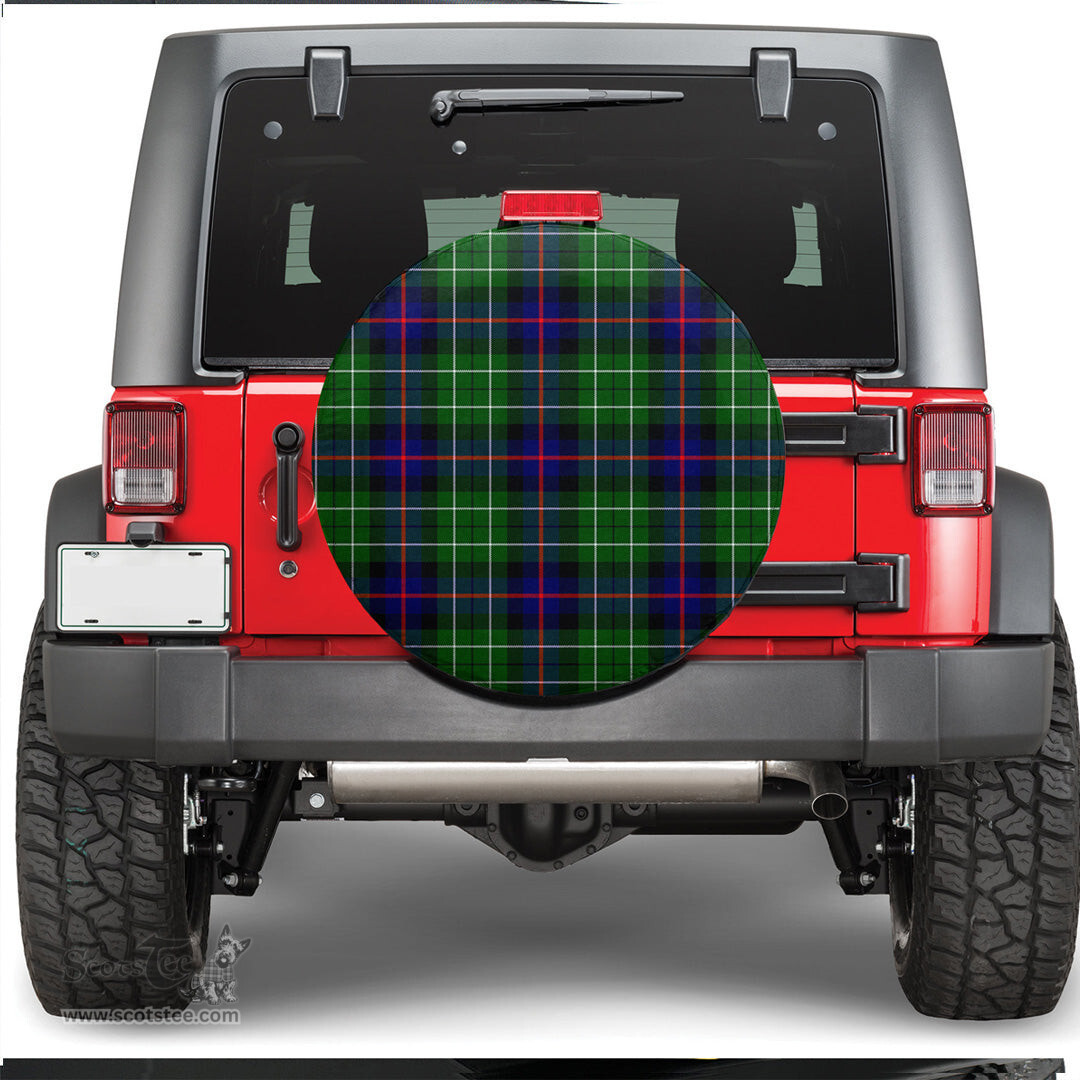 Scottish Leslie Hunting Tartan Spare Tire Cover - Show Your Clan Pride