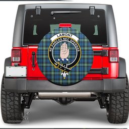 Scottish Lamont Ancient Clan Tartan Crest Spare Tire Cover - Show Your Clan Pride
