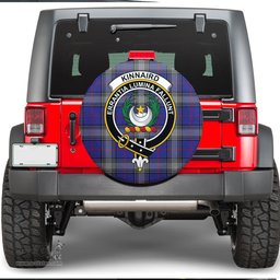 Scottish Kinnaird Clan Tartan Crest Spare Tire Cover - Show Your Clan Pride