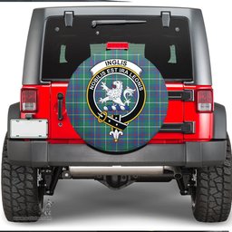 Scottish Inglis Ancient Clan Tartan Crest Spare Tire Cover - Show Your Clan Pride