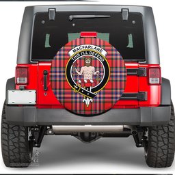 Scottish MacFarlane Modern Clan Tartan Crest Spare Tire Cover - Show Your Clan Pride